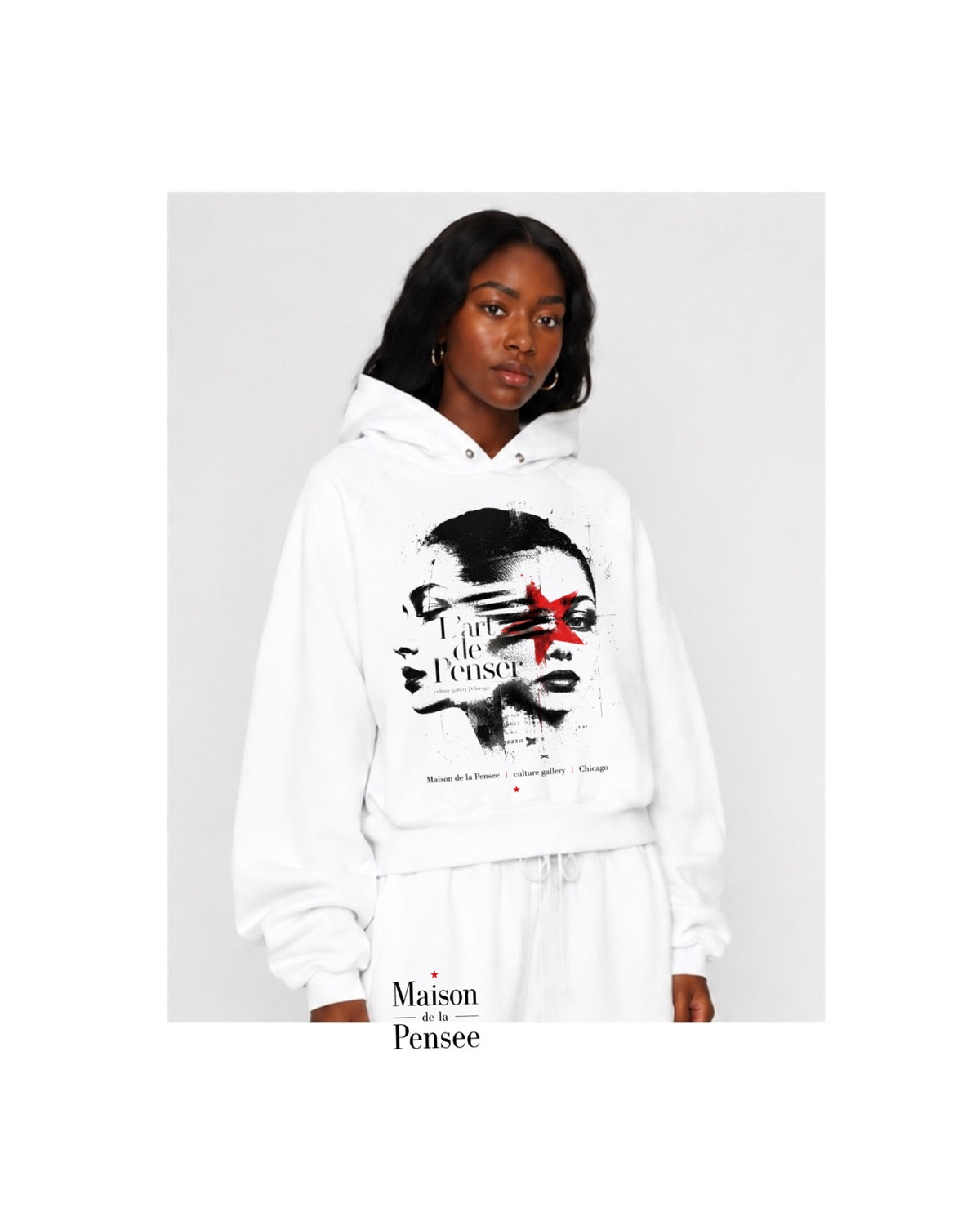 Maison de la Pensée L'art de Penser hoodie angle