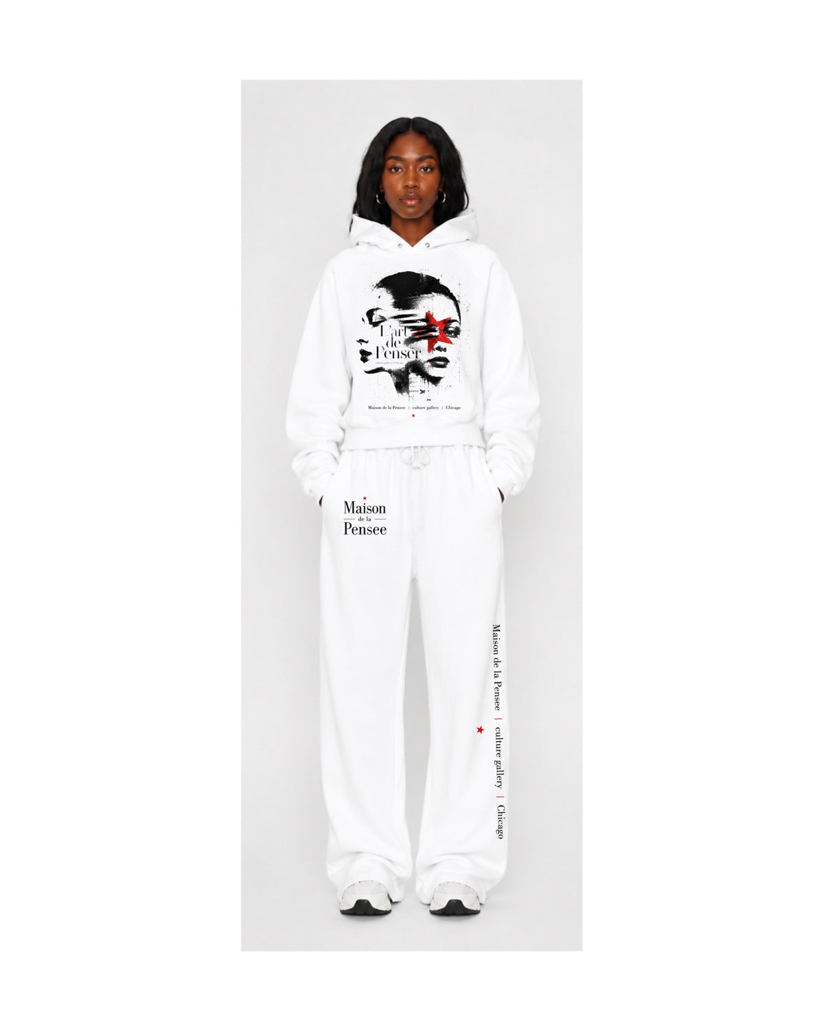 Maison de la Pensée L'art de Penser white sweatsuit
