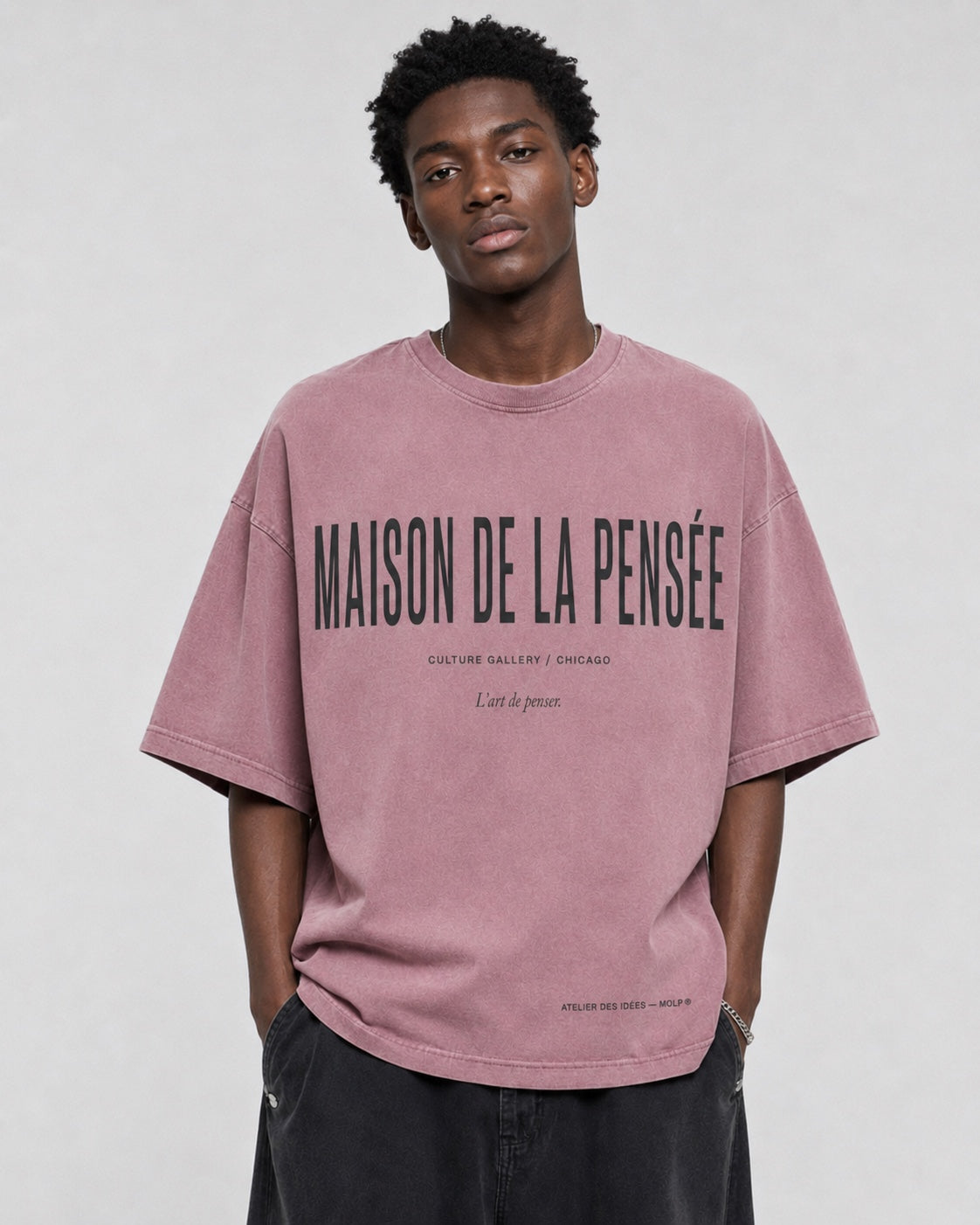 Maison de la Pensée Culture Gallery washed rose tee