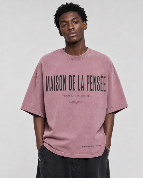 Maison de la Pensée Culture Gallery washed rose tee