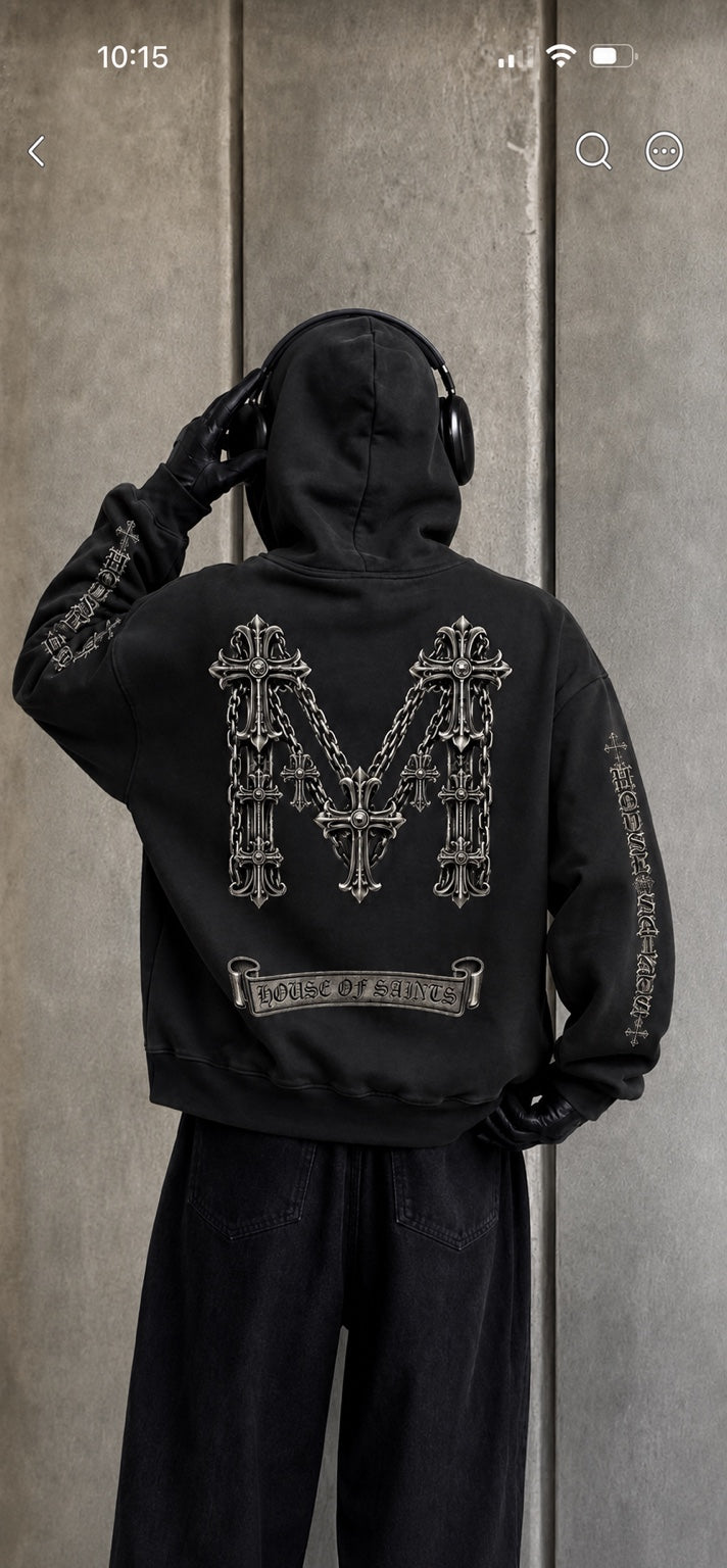 Maison de la Pensée House of Saints hoodie back