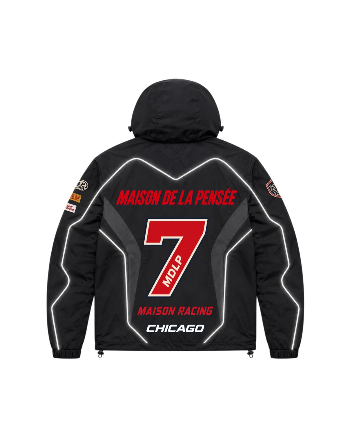 Maison de la Pensée Maison Racing jacket back black