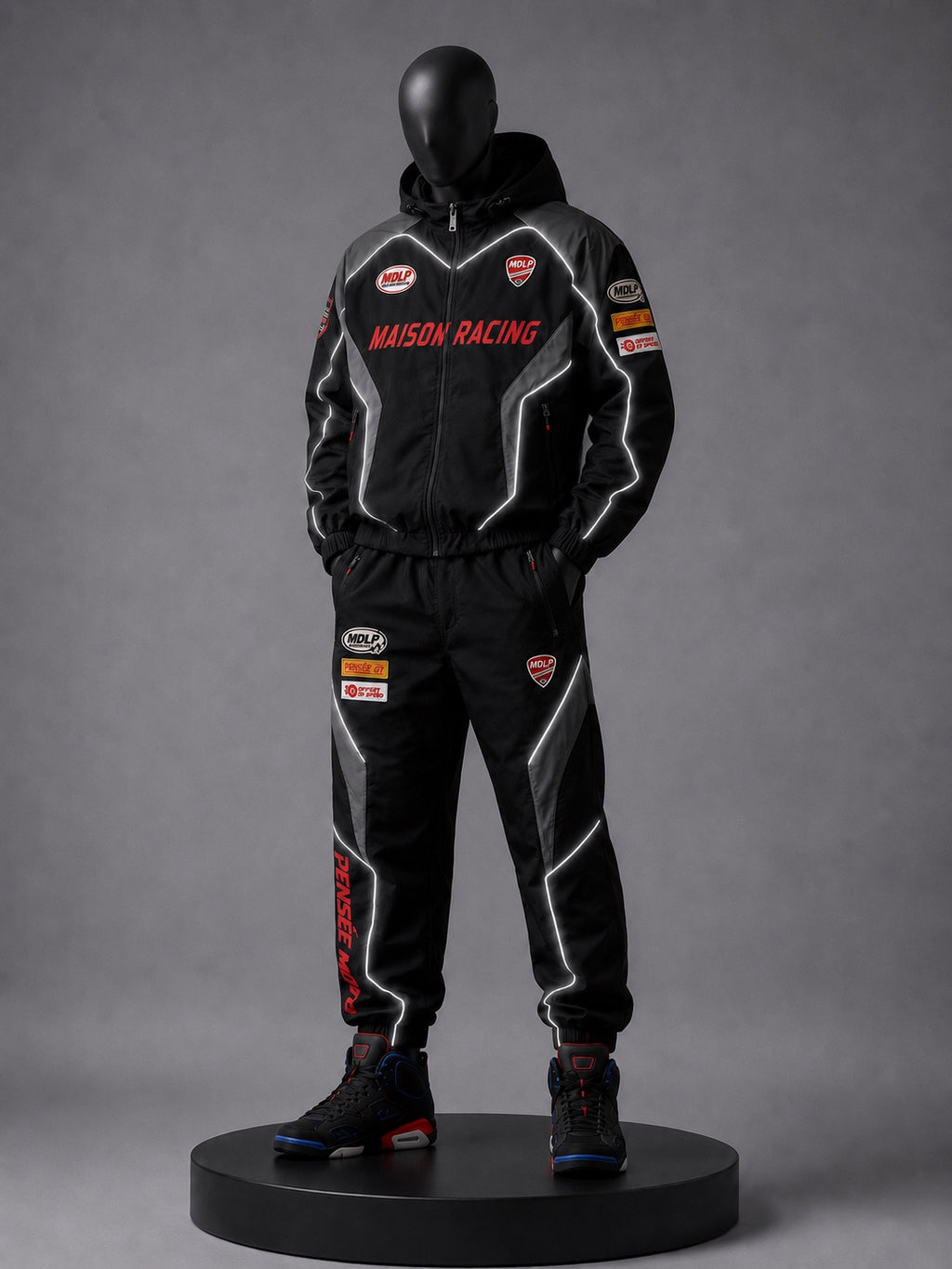 Maison de la Pensée Maison Racing set black front
