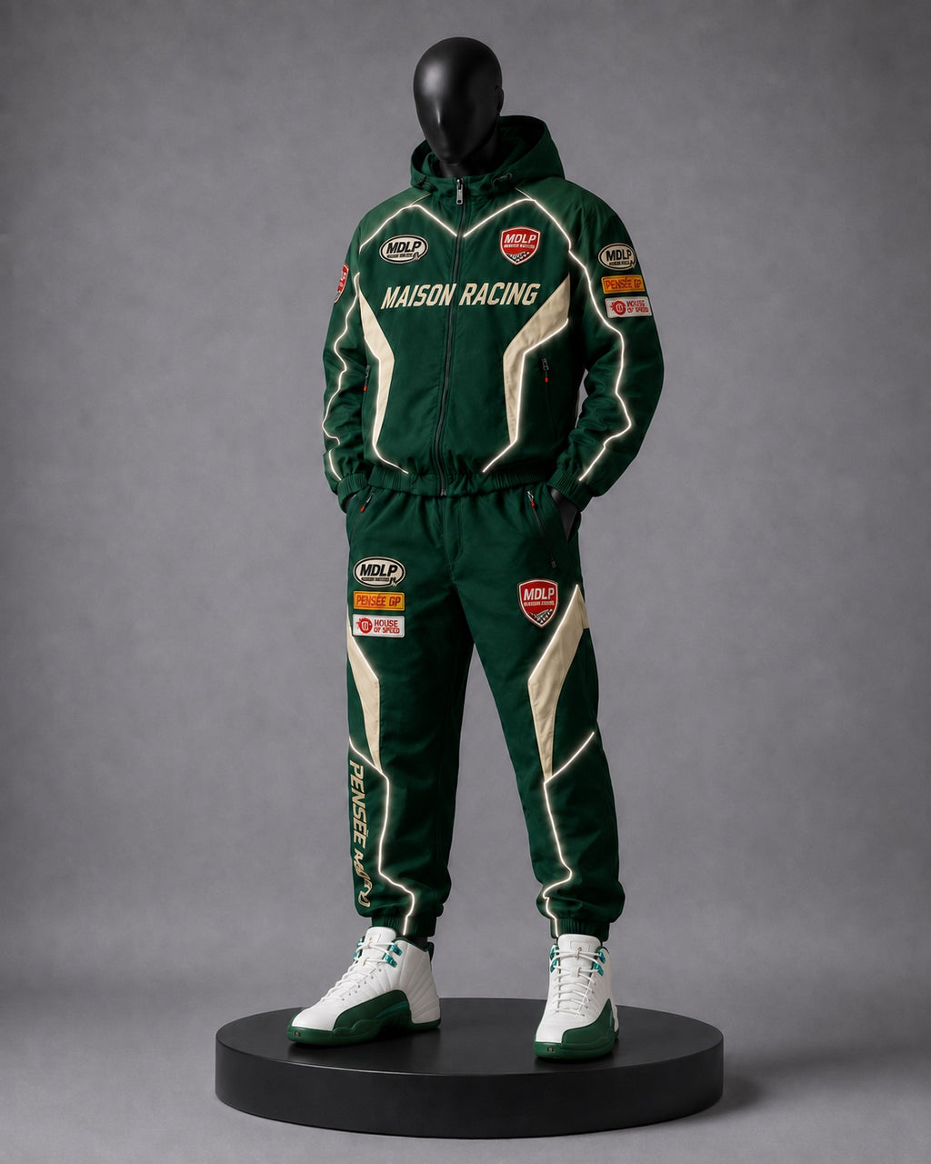 Maison de la Pensée Maison Racing set green front