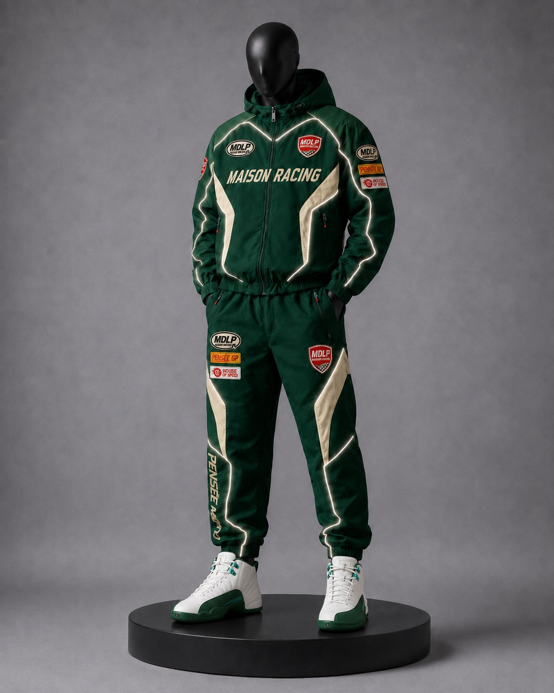 Maison de la Pensée Maison Racing set green front