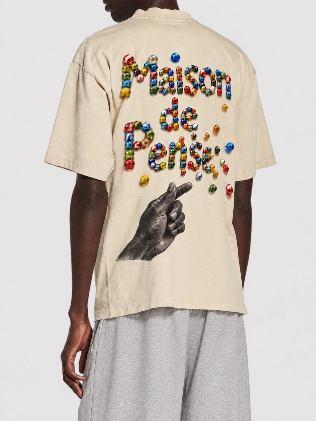 Maison de la Pensée marble tee back