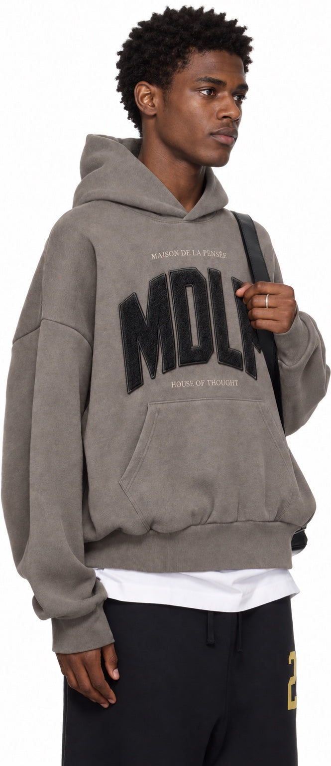 Maison de la Pensée gray MDLP hoodie